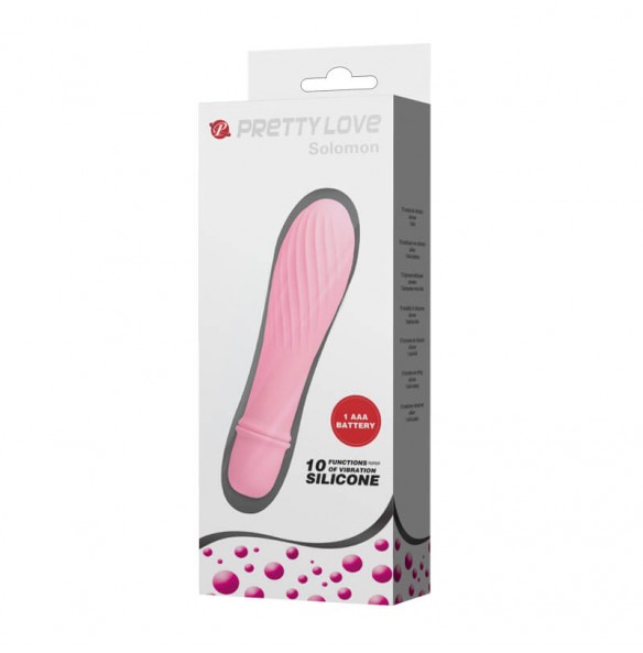 PRETTY LOVE - Screw Thread Vibrator Stick (Battery - Pink) PRETTY LOVE - Screw Thread Vibrator Stick (Battery - Pink)